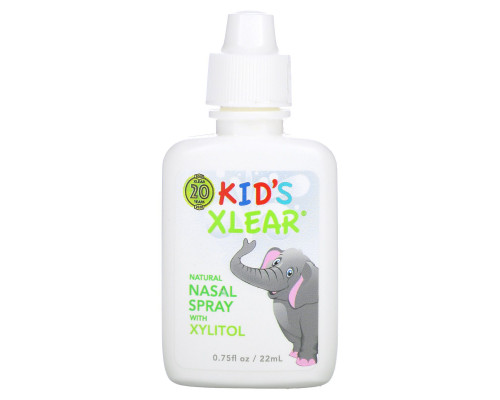 Xlear Inc (Xclear) Kid's Xlear соляной раствор спрей для носа 075 жидкой унции (22 мл) Xlear Inc (Xclear) Kid's Xlear соляной раствор спрей для носа 075 жидкой унции (22 мл)