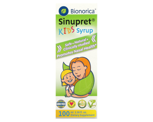 Bionorica Детский сироп Sinupret 338 жидких унций (100 мл) Bionorica Детский сироп Sinupret 338 жидких унций (100 мл)