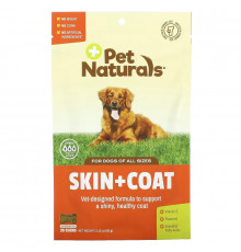 Pet Naturals, Кожа + мех, для собак, 30 жевательных таблеток, 2,12 унции (60 г)