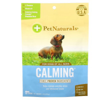 Pet Naturals, Успокаивающее средство для собак, 30 жевательных таблеток, 1,59 унции (45 г)