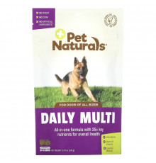 Pet Naturals, Ежедневный мультивитамин, для собак, 30 жевательных таблеток, 3,70 унции (105 г)