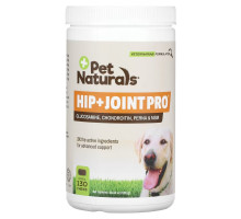 Pet Naturals, Hip + Joint Pro, добавка для собак, 130 жевательных таблеток, 520 г (18,34 унции)