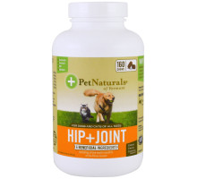 Pet Naturals of Vermont, Мышцы и суставы, для собак и кошек, 160 жевательных таблеток