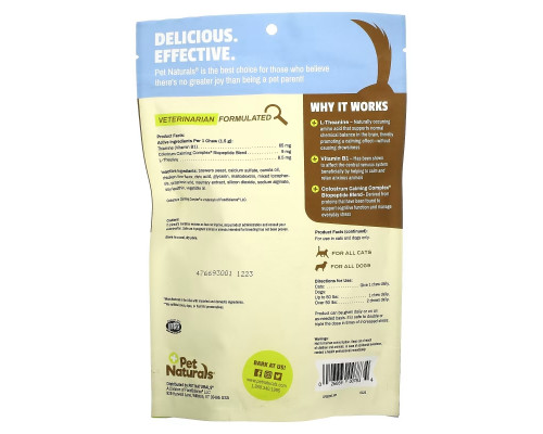 Pet Naturals, Calming, For Dogs and Cats, All Size, 160 Chews, 8.46 oz (240 g) Pet Naturals, Calming, For Dogs and Cats, All Size, 160 Chews, 8.46 oz (240 g)