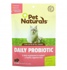 Pet Naturals, Daily Probiotic, For Cats, All Sizes, 30 Chews, 1.27 oz (36 g)