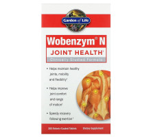 Wobenzym Вобэнзим N Здоровые суставы 200 таблеток с энтеросолюбильным покрытием