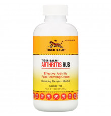 Tiger Balm, Arthritis Rub, без спирта, 4 жидких унций (113 мл)