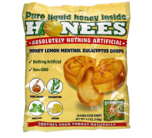 Honees, Леденцы от кашля, мед-лимон, 20 леденцов