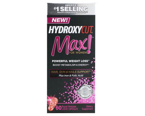 Hydroxycut Max! Pro Clinical для женщин 60 капсул быстрого высвобождения Hydroxycut Max! Pro Clinical для женщин 60 капсул быстрого высвобождения
