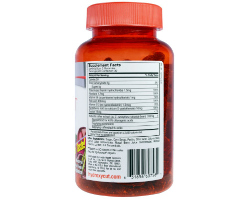 Hydroxycut, Hydroxycut, жевательный мармелад, фруктовая смесь, 90 шт.