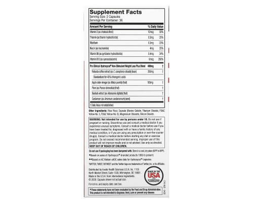 Hydroxycut, Pro Clinical Hydroxycut, Non-Stimulant, 72 Rapid-Release Capsules Hydroxycut, Pro Clinical Hydroxycut, Non-Stimulant, 72 Rapid-Release Capsules