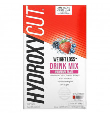 Hydroxycut, Weight Loss Drink Mix, Wildberry Blast, 21 Packets, 1.9 oz (53 g)