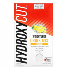 Hydroxycut, Weight Loss Drink Mix, Lemonade, 21 Packets, 2.2 oz (63 g)