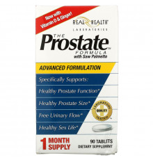 Real Health, The Prostate Formula with Saw Palmetto, 90 Tablets
