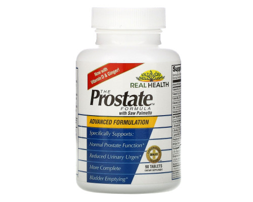 Real Health, The Prostate Formula with Saw Palmetto, 90 Tablets Real Health, The Prostate Formula with Saw Palmetto, 90 Tablets