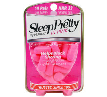 Hearos, Ear Plugs, Sleep Pretty in Pink, 14 Pair