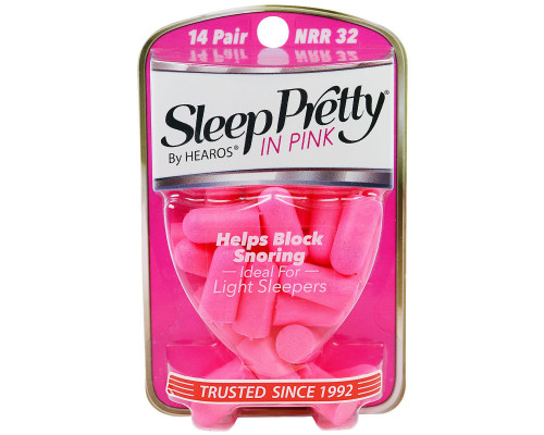 Hearos, Ear Plugs, Sleep Pretty in Pink, 14 Pair Hearos, Ear Plugs, Sleep Pretty in Pink, 14 Pair