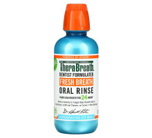 TheraBreath Полоскание для рта для свежего дыхания с освежающим ледяным вкусом мяты 16 жидких унций (473 мл)