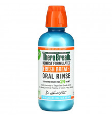 TheraBreath Полоскание для рта для свежего дыхания с освежающим ледяным вкусом мяты 16 жидких унций (473 мл)