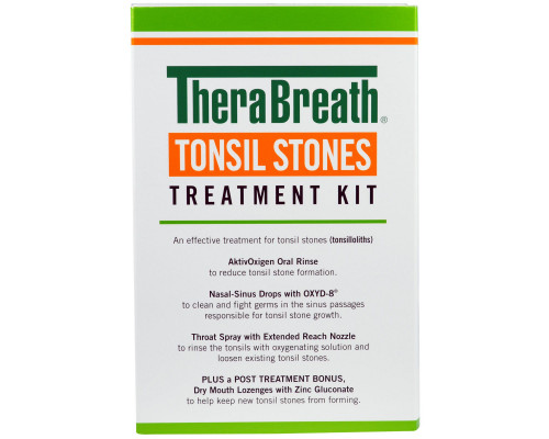 TheraBreath, Tonsil Stones Treatment Kit, 5 Piece Kit TheraBreath, Tonsil Stones Treatment Kit, 5 Piece Kit