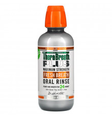 TheraBreath Plus Maximum Strength Fresh Breath Oral Rinse 16 fl oz (473 ml)