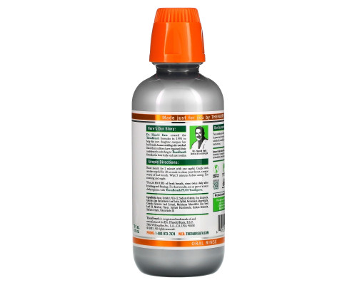 TheraBreath Plus Maximum Strength Fresh Breath Oral Rinse 16 fl oz (473 ml)