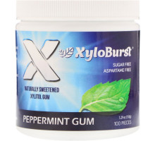 Xyloburst Xylitol Chewing Gum Peppermint 100 Pieces