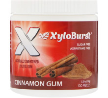 Xyloburst Xylitol Chewing Gum Cinnamon 5.29 oz (150 g) 100 Pieces