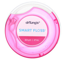 Dr. Tung's, Smart Floss, зубная нить с натуральным ароматизатором кардамона, 30 ярдов (27 м)