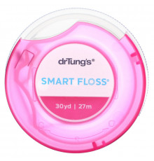 Dr. Tung's, Smart Floss, зубная нить с натуральным ароматизатором кардамона, 30 ярдов (27 м)