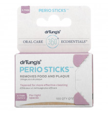 Dr. Tung's, Perio Sticks, X-Thin, 100 Sticks