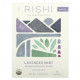Травяные сборы и чаи Rishi Tea, Organic Botanical Blend, лаванда и мята, без кофеина, 15 пакетиков, 37,5 г (1,32 унции)