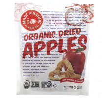 Суперфуды Made in Nature, Органические яблочные кольца, Hardcored Supersnacks, 85 г