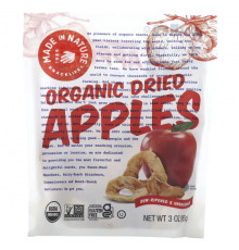 Суперфуды Made in Nature, Органические яблочные кольца, Hardcored Supersnacks, 85 г