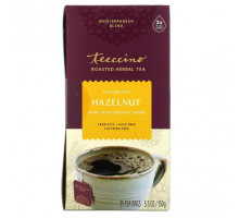 Травяные сборы и чаи Teeccino, чай из обжаренных трав, вкус лесного ореха, без кофеина, 25 чайных пакетиков, 150 г (5,3 унции)