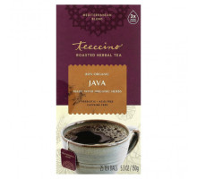 Травяные сборы и чаи Teeccino, Жареный травяной чай, Java, без кофеина, 25 чайных пакетиков, 150 г (5,3 унции)