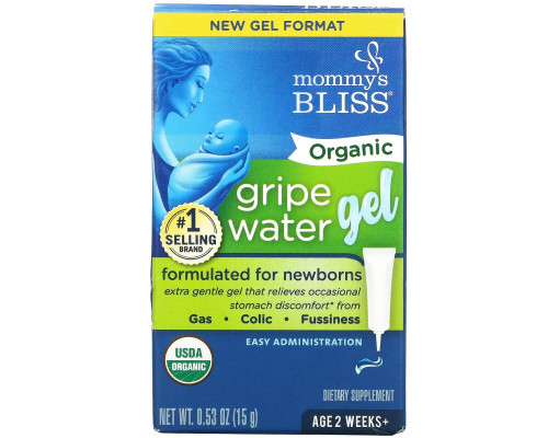Mommy's Bliss, Organic Gripe Water Gel, 2 Weeks+, 0.53 oz ( 15 g) Mommy's Bliss, Organic Gripe Water Gel, 2 Weeks+, 0.53 oz ( 15 g)