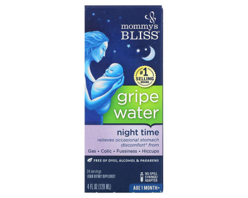 Mommy's Bliss Night Time Gripe Water 4 fl. oz (120 ml) Mommy's Bliss Night Time Gripe Water 4 fl. oz (120 ml)