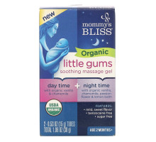 Mommy's Bliss, Organic Little Gums, Soothing Massage Gel, Day/Night Pack , 2 Tubes , 0.53 oz (15 g) Each