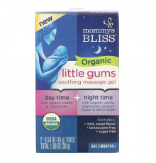 Mommy's Bliss, Organic Little Gums, Soothing Massage Gel, Day/Night Pack , 2 Tubes , 0.53 oz (15 g) Each