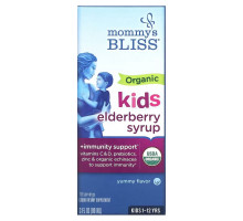 Mommy's Bliss, Kids, 1-12 Yrs, Organic Elderberry Syrup + Immunity Boost, 3 fl oz (90 ml)