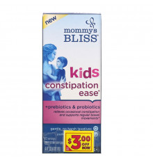 Mommy's Bliss, Kids Constipation Ease, 4 Years+, Orange, 4 fl oz (120 ml)