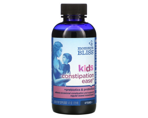 Mommy's Bliss, Kids Constipation Ease, 4 Years+, Orange, 4 fl oz (120 ml) Mommy's Bliss, Kids Constipation Ease, 4 Years+, Orange, 4 fl oz (120 ml)