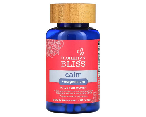 Mommy's Bliss, Calm + Magnesium, For Women, 90 Capsules Mommy's Bliss, Calm + Magnesium, For Women, 90 Capsules