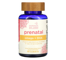Mommy's Bliss, Prenatal Omega + DHA, Natural Lemon & Orange , 60 Gummies