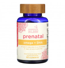 Mommy's Bliss, Prenatal Omega + DHA, Natural Lemon & Orange , 60 Gummies