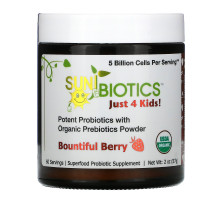 Sunbiotics, Just 4 Kids! Potent Probiotics with Organic Prebiotics Powder, Bountiful Berry, 2 oz (57 g)