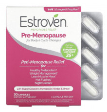 Регуляция гормонального фона Estroven, Menopause Relief, Pre-Menopause, 30 капсул