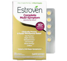 Estroven, Complete Menopause Relief, 28 Once Daily Vegetarian Caplets