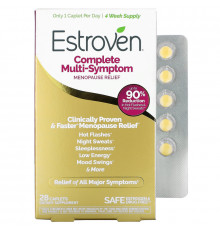 Estroven, Complete Menopause Relief, 28 Once Daily Vegetarian Caplets